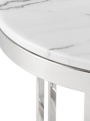 Nuevo Nicola Side Table - White