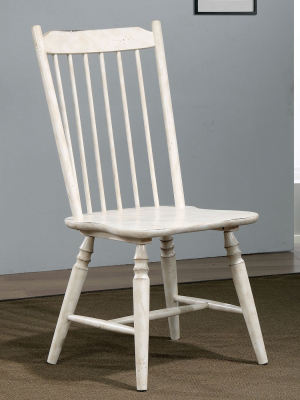 Set Of 2 Byrd Wood Dining Side Chair White/oak - Iohomes