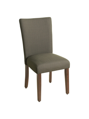 Parsons Chair With Espresso Leg - Homepop