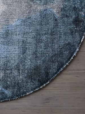 Watermark Rug - Oval (midnight)