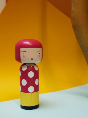 Yayoi Hand Painted Kokeshi Doll
