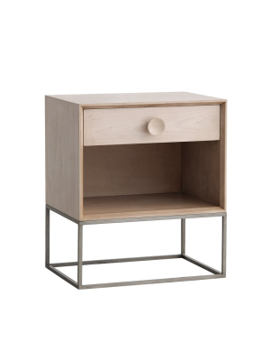 Spencer 1 Drawer Nightstand In Cashew Design By Redford House