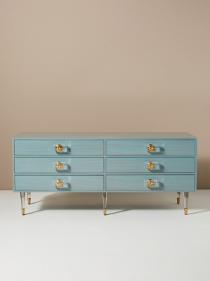 Lacquered Regency Six-drawer Dresser