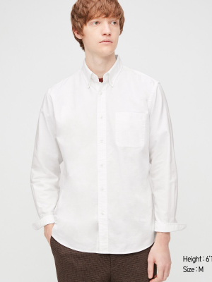 Men Oxford Long-sleeve Shirt