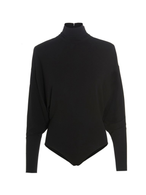 Alexandre Vauthier High Neck Bodysuit Top