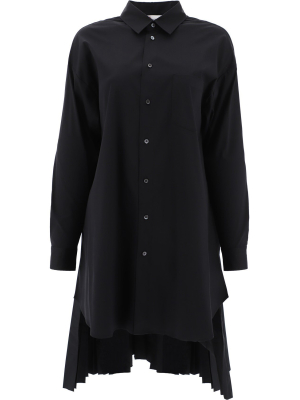 Redvalentino Pleated Shirt Dress