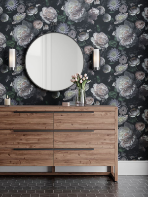 Tempaper Moody Floral Removable Wallpaper