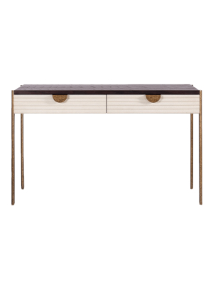 Mr. Brown Hartley Desk - Warm Dark Oak