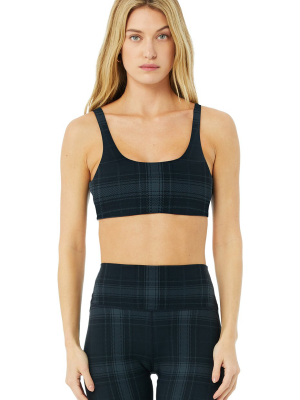 Vapor Legacy Plaid Bra - Black/anthracite