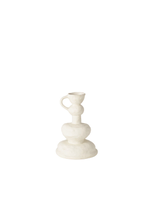 Global Views Victoire Vase - White