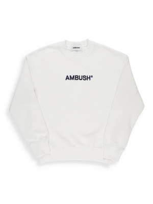 Ambush Logo Embroidered Crewneck Sweatshirt