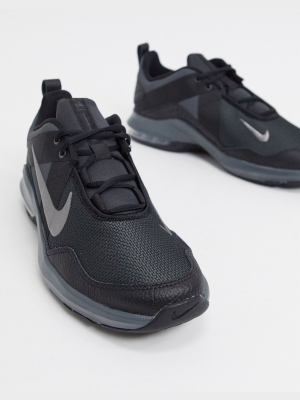 Nike Training Air Max Alpha 2 Sneakers In Triple Black