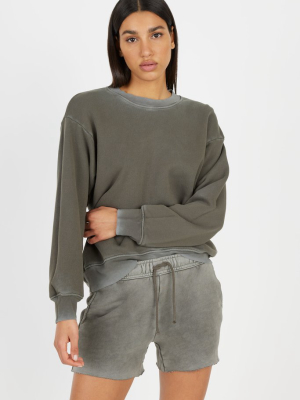 Brooklyn Oversized Crew Sweatshirt