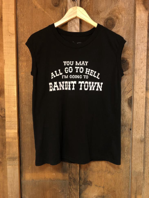 You May All Go To Hell Tour Muscle Blk/white