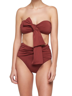 Neve Bikini Top - Terracotta