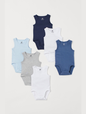 6-pack Sleeveless Bodysuits