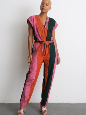 Accra Jumpsuit In Carmine