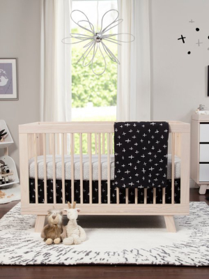 Babyletto Tuxedo Monochrome 5-piece Crib Bedding Set