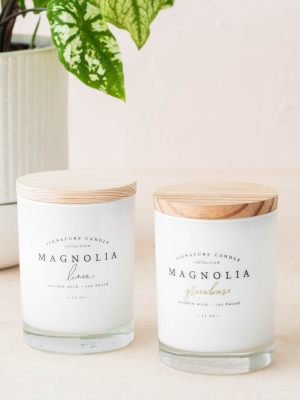 Magnolia Signature Candle Collection