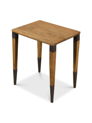 Saber Leg Chairside Table - Square