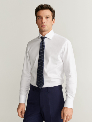 Regular Fit Structured Tailored Shirt