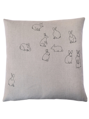 Rabbits Pillow