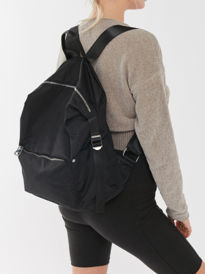 Nylon Zip Backpack