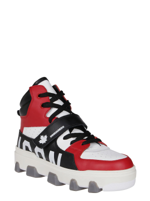 Dsquared2 Panelled High-top Sneakers