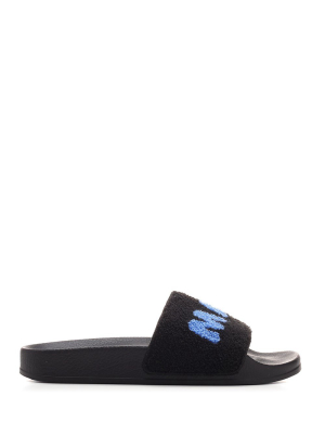 Marni Logo Embellished Slides