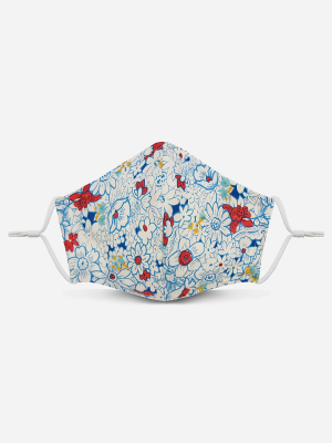 Pocket Square Clothing Floral Print Unity Face Mask
