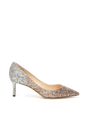 Jimmy Choo Romy 60 Glitter Pumps