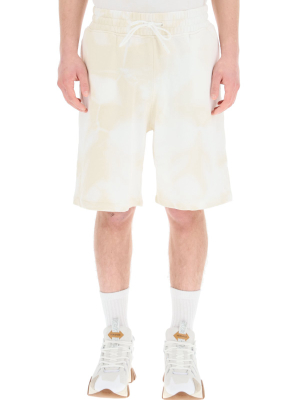 Marcelo Burlon County Of Milan Cross Tie-dye Sweat Shorts