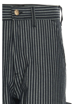 Aries X Lee Striped Straight-leg Jeans