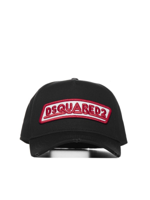 Dsquared2 Logo Embroidered Baseball Cap