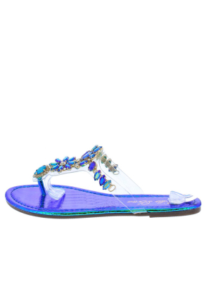 Flong03 Green Women's Sandal