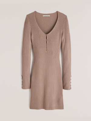 Henley Sweater Dress