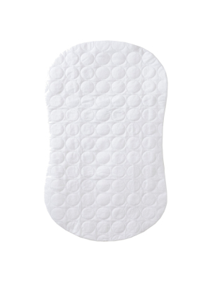 Halo Bassinest Swivel Sleeper Waterproof Mattress Pad – Quilted White