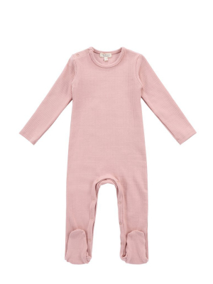 Petit Clair Baby Footsie - Blush