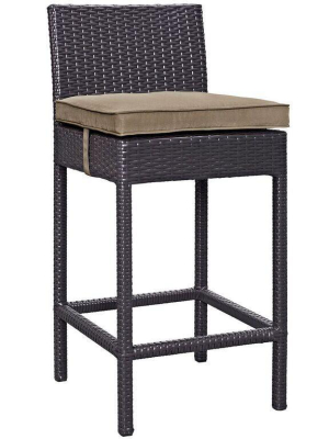 Lucy Outdoor Patio Fabric Bar Stool