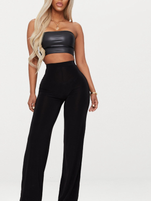 Shape Black Slinky Wide Leg Pant