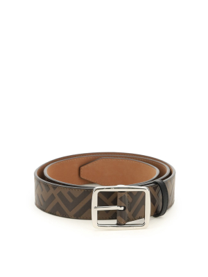 Fendi Ff Motif Print Belt