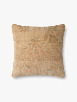 Gold & Beige Pillow By Ed Ellen Degeneres Crafted By Loloi