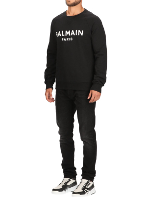 Balmain Logo Crewneck Sweatshirt