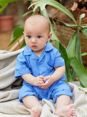 Linen Cotton Baby Jumpsuit