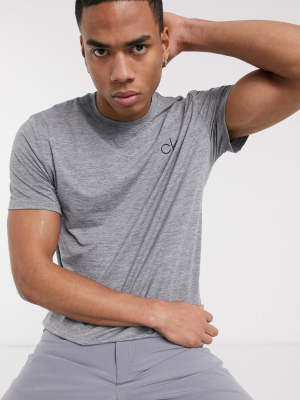 Calvin Klein Golf Newport T-shirt In Gray