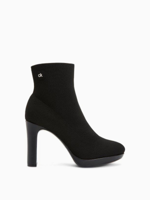 Patrisha Stretch Knit Platform Bootie