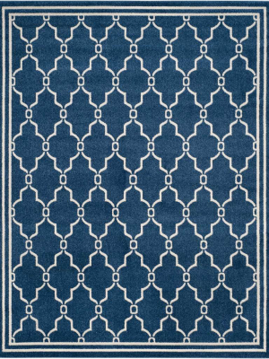 Amherst Trellis Navy/beige Area Rug