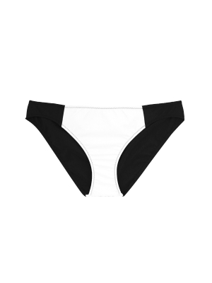 James Bikini Bottom Black & White