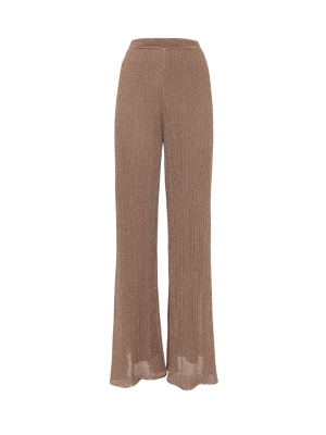 M Missoni Pleated High-waisted Pants