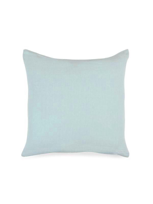 Simple Square Linen Pillow Sky